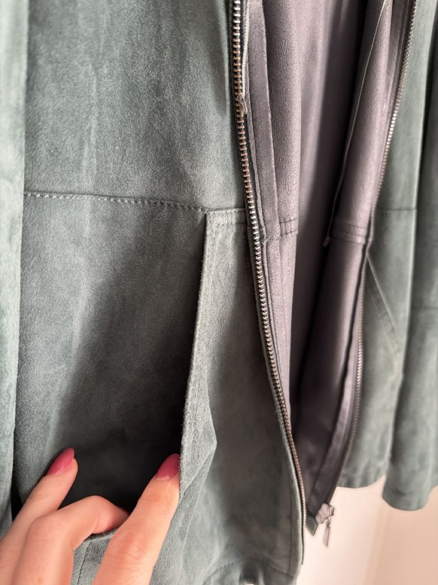 Max Mara Jacken: Weekend Max Mara Damen Kapuzenjacke Leder Gr. 38  – Gebraucht aus Othmarsingen von Darija7 3