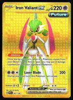 Iron Valiant ex #261 Pokemon Paradox Rift
