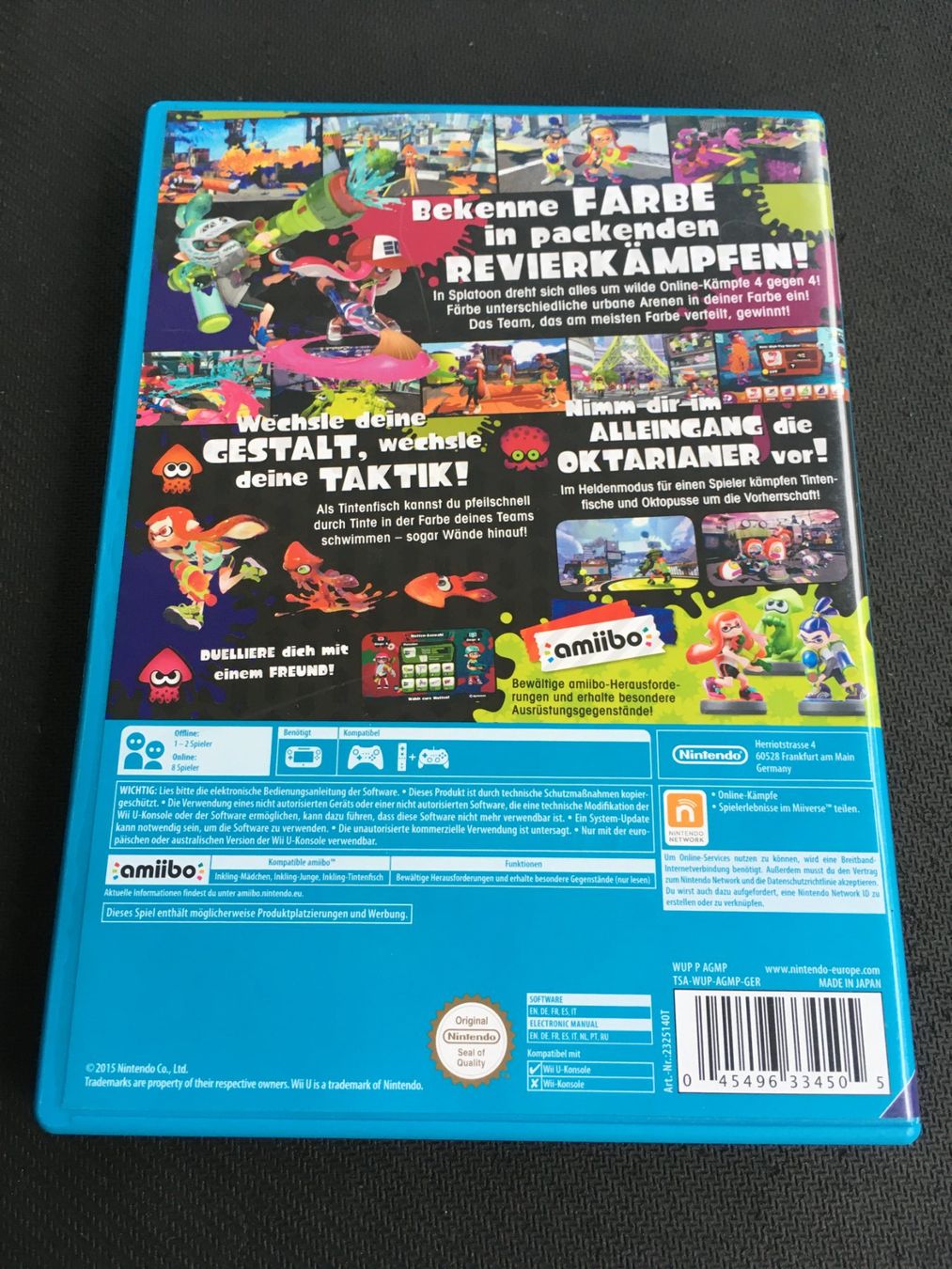 Nintendo Giochi: Splatoon - Nintendo Wii-U – Usato da St.Gallen venduto da sjosjo 1