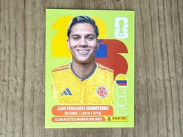 Panini FIFA WM 2026 Sticker Juan Fernando Quintero COL 15