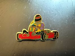 Go-Kart Pin / Anstecker Nr. 3, Rarität für Sammler!