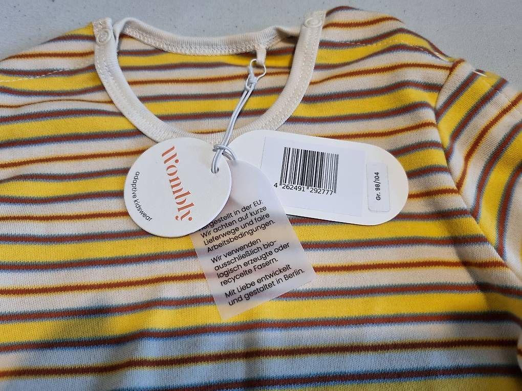 Unterwäsche: Mitwachsender Body 98/104 neu – Neu (gemäss Beschreibung) aus Niederwangen BE von Rahel-K 1