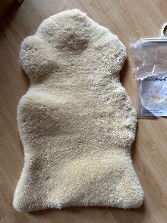 Echtes Lammfell Baby – 90-100 Cm, Medizinisch Gegerbt, Für Allergiker Geeignet, Waschbar Bei 30°