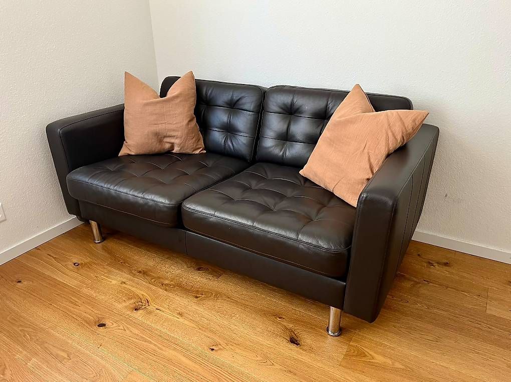Sofas: Sofa Landskrona Ikea - dunkelbraun – D'occasion à Gümligen par alessandra.ge 1