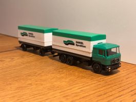 H0032: Lastwagen mit Anhänger (Spur H0)