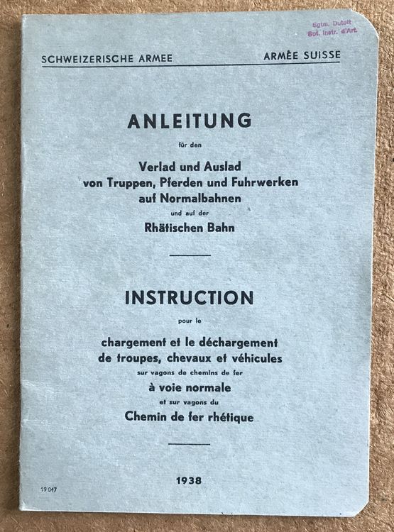 ARMEE ANLT. FÜR DEN VERLAD UND AUSLAD VON TRUPP. PFERDEN (Gebraucht) in ...