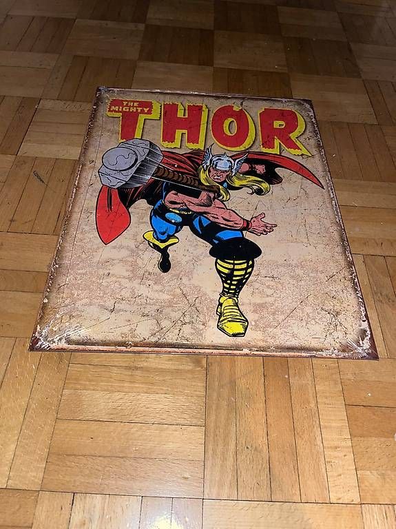 Schilder: 5x Blechschilder Marvel / DC Comics 32 x 40 cm – Gebraucht aus Basel von Ruemli17 2
