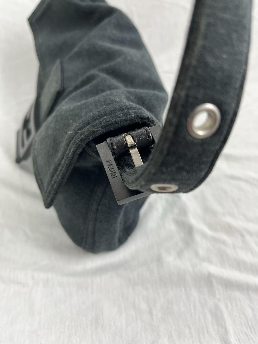 Fendi Borse da donna: Fendi Mamma Baguette Grau Cotton !! – Usato da Mörschwil venduto da ReLuxeAtelier 5