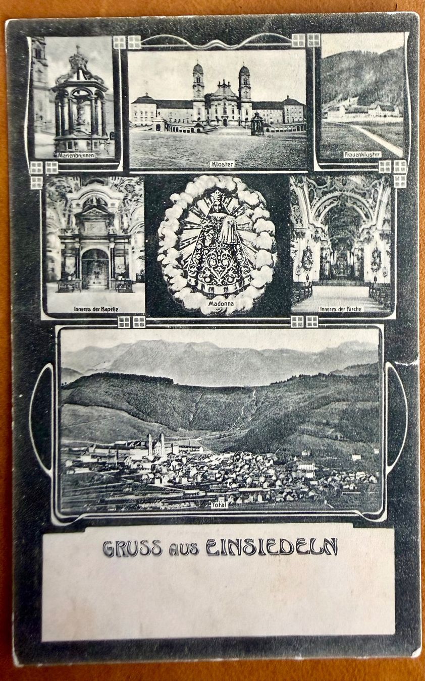 Cartoline postali: Gruss aus Einsiedeln - AK – Usato da Lutry venduto da Ediego