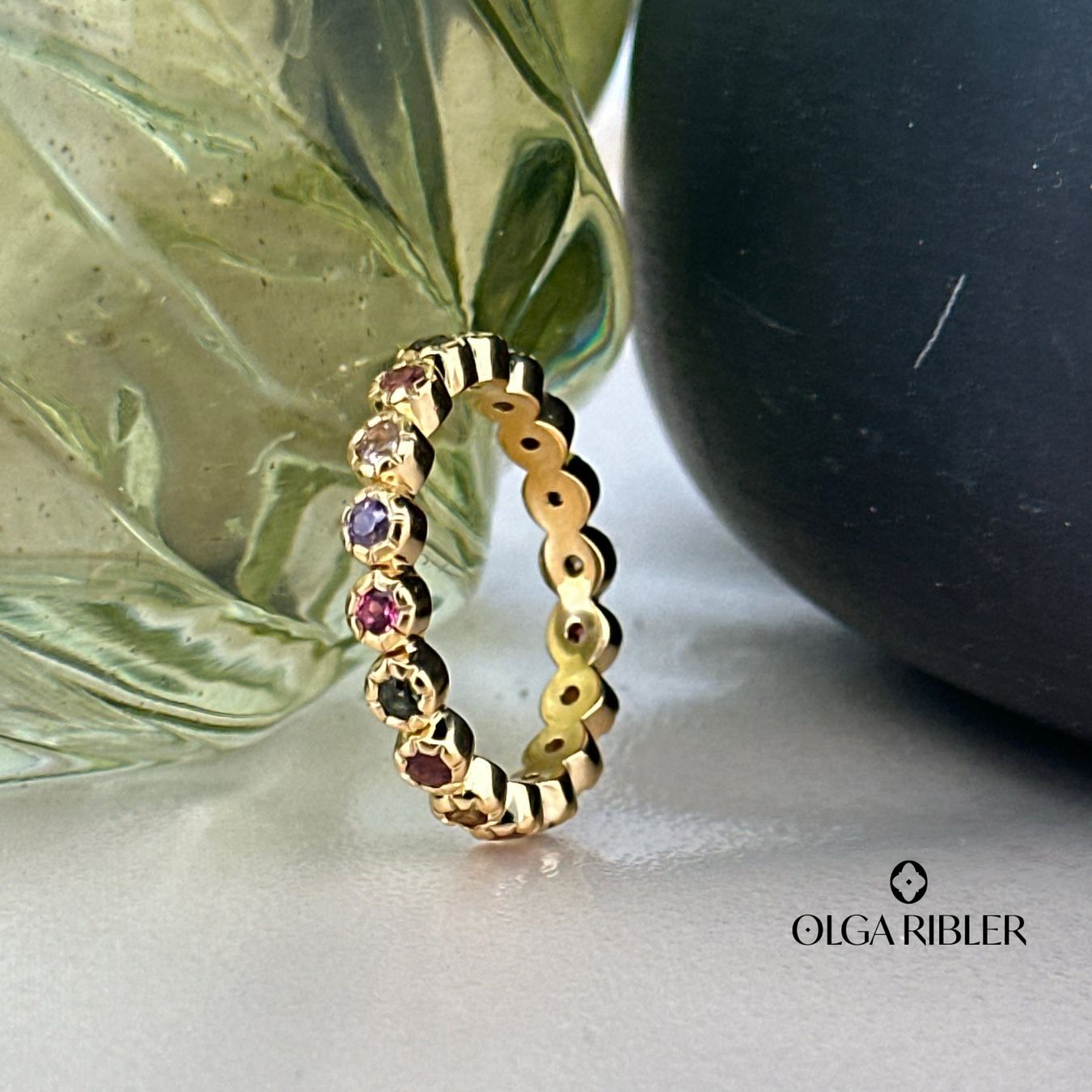 Olga Ribler Anelli: Multiturmalin Memory Ring – Sterling Silber Grösse 54 – Nuovo (secondo la descrizione) da Luzern venduto da Schmuckoutlet 5