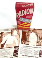 Alte Werbe Verpackung Radion ungeöffnet & Werbungen