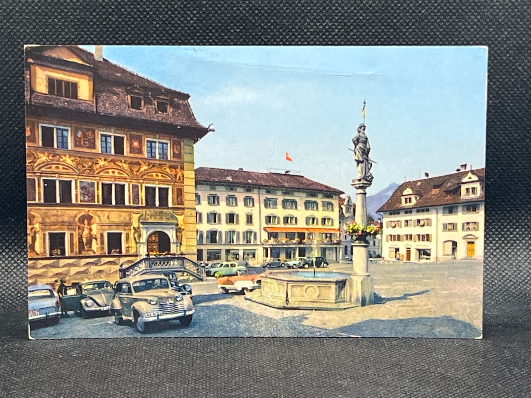 Cartes postales: Schwyz Rathausplatz – D'occasion à Widnau par Brusi9