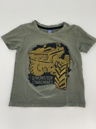 Shirt mit Monstermaschine, Gr. 104 von dopo dopo