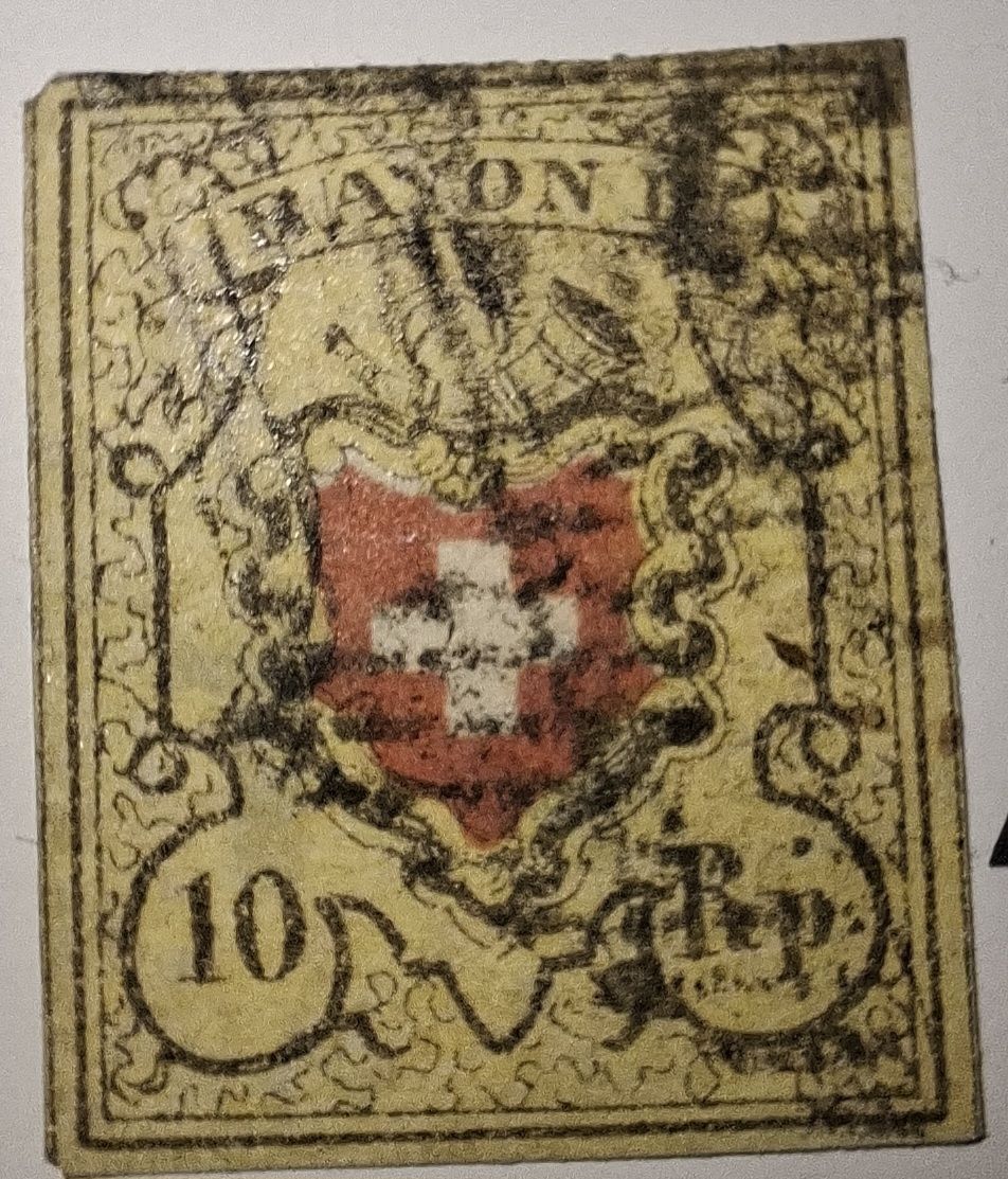 Alle Briefmarken: Rayon Typ 26 D RO  1.08 Seidenpapier mit Befund – Gebraucht aus Balgach von SIMEON27