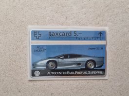 Taxcard 5.- Jaguar XJ220 Sammlerkarte