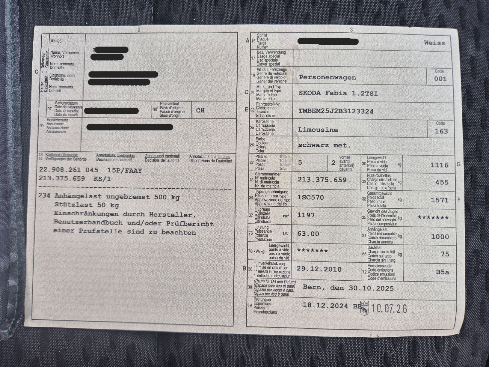 Skoda Autos: Skoda Fabia 1.2TSI – Gebraucht aus Kaufdorf von Easy_fischli 7