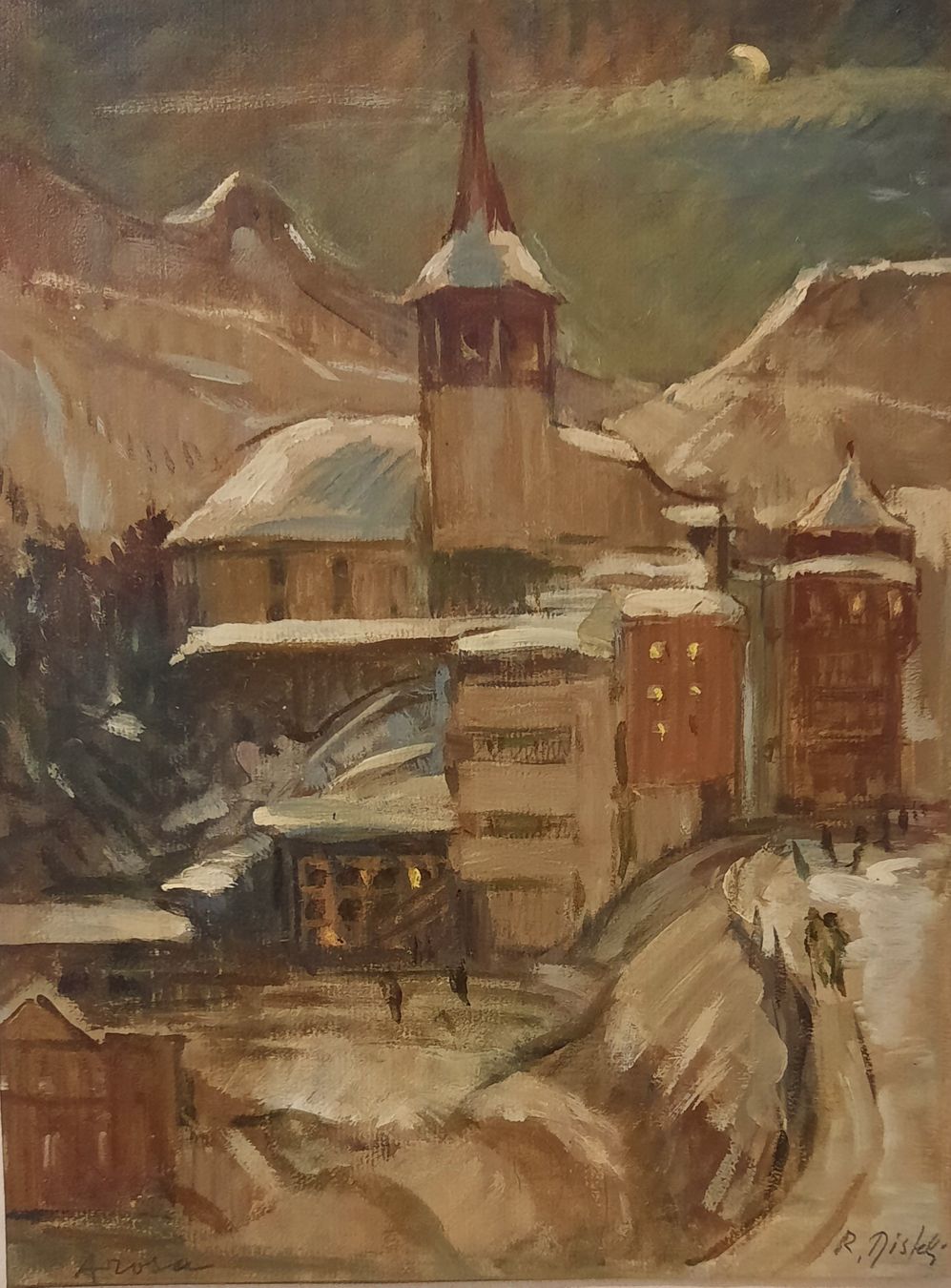 Dipinti: REYNOLD OSCAR DISTELI 1893 - 1969 – Usato da Genève venduto da Enigme8