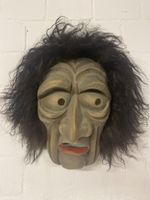 Handgeschnitzt, traditionell, Holzmaske