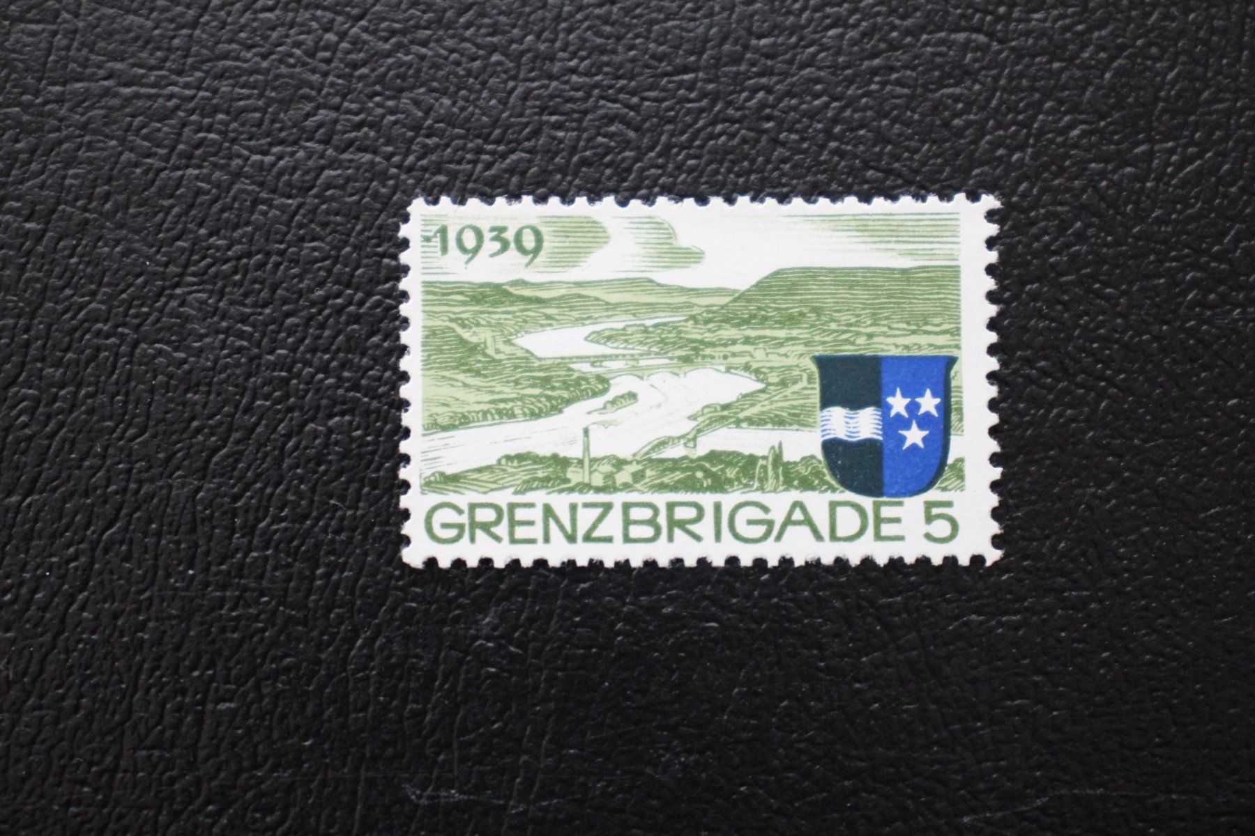 Alle Briefmarken: GRENZBRIGADE 5 AARGAU 1939 grün – Gebraucht aus Wiedlisbach von Hrudolfo