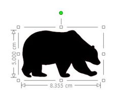 Vinylsticker/kleber - Bär
