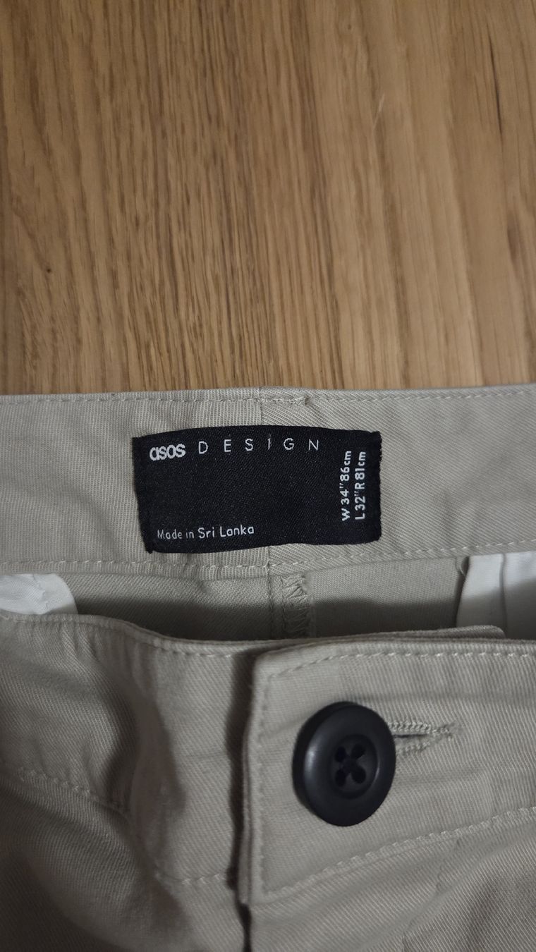 Asos Pantaloni: Chinos beige Asos – Nuovo (secondo la descrizione) da Renens VD venduto da ped_5vjt 1