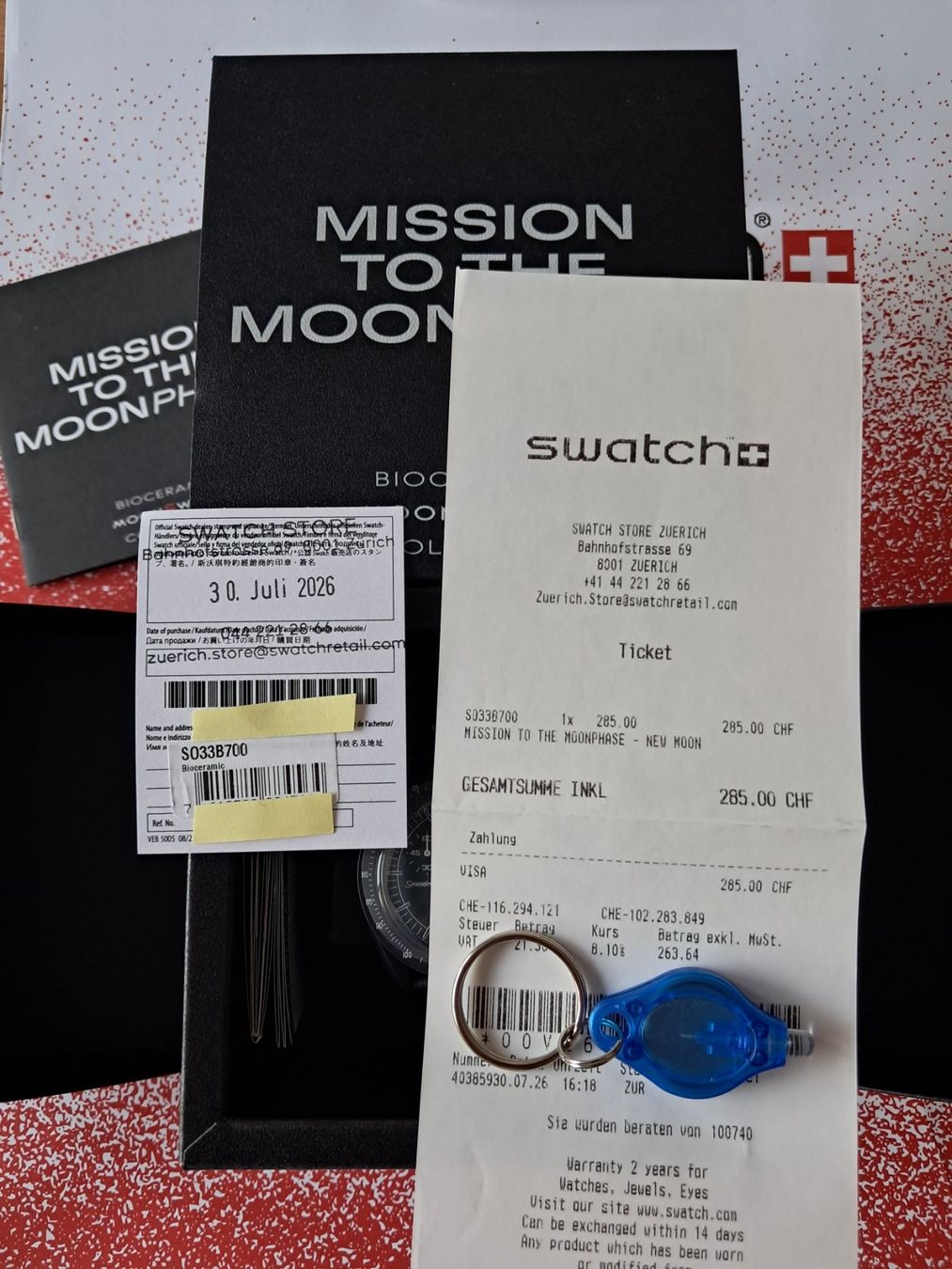 Swatch Uhren: Swatch Mission to the Moonphase-New Moon – Neu und originalverpackt aus Niederhasli von zvb_fgn2 9