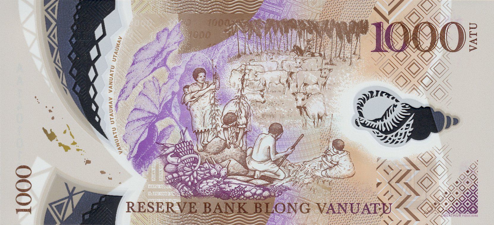 Banconote: Vanuatu 1000 Vatu 2014 P-13 UNC – Nuovo (secondo la descrizione) da Schliern b. Köniz venduto da pizzitaxi 1