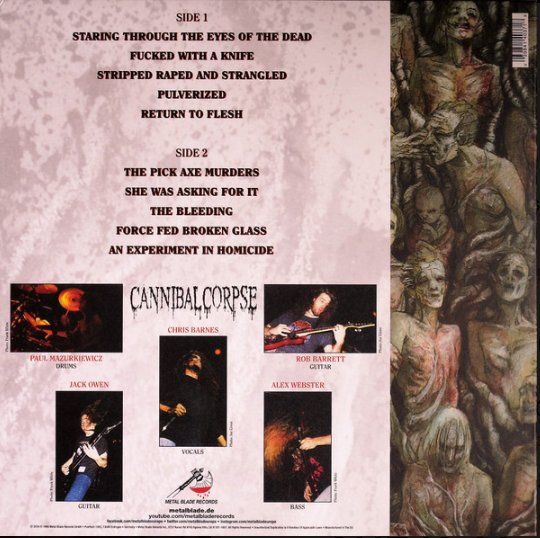 Dischi in vinile: Cannibal Corpse - The Bleeding - Vinyle Comme Neuf- + Poster – Nuovo (secondo la descrizione) da Etoy venduto da vin_hss9 1