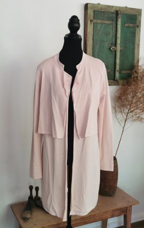 Comma Tolle Longjacke in einem zarten Lachston Gr.38