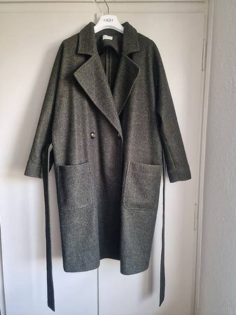 Grüner Damenmantel L-Xl