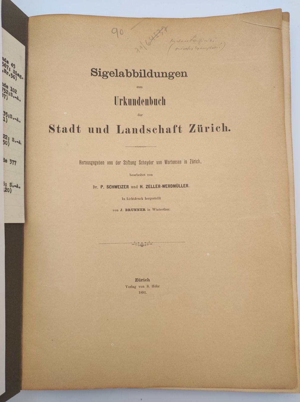 Libri: SIGELABBILDUNGEN - URKUNDENBUCH - NUR TEXT – Usato da Goldach venduto da Gaip 1