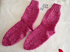 Handgestr.Wollsocken 6 Fädig  Gr.38  (624)