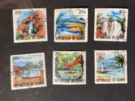 Guinea 1966 Satz Landschaften gestempelt
