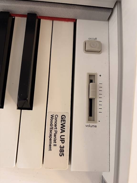 Instruments de musique: GEWA Digitalpiano UP-385 Weiss matt – D'occasion à Wädenswil par nin_6gkh 4