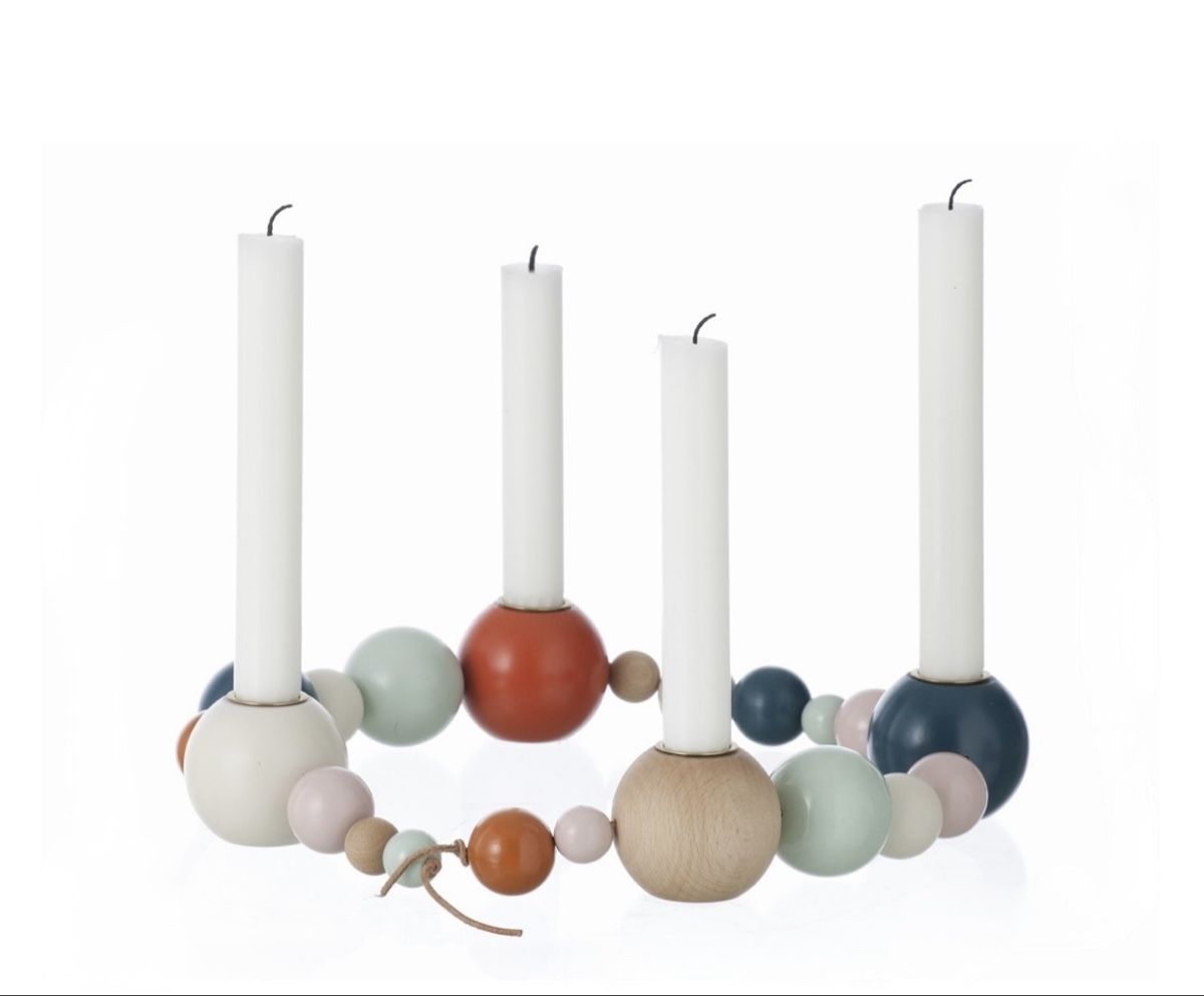 Ferm living Portacandele: Ferm Living Kerzenkranz "Candle on a string" – Nuovo (secondo la descrizione) da Brütten venduto da Rod816
