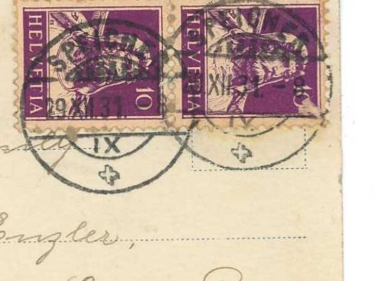 Cartoline postali: Speicher Säntis Ortstempel 1931 – Usato da Dallenwil venduto da montem63 1