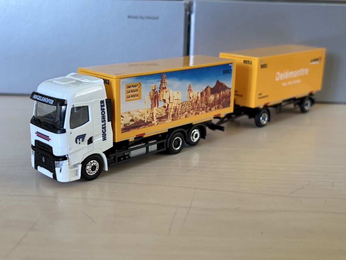Herpa Voitures modèles: Renault T Hugelshofer Post 1 – Neuf avec emballage d'origine à Felben-Wellhausen par Mobil01