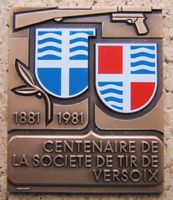 SCHÜTZENMEDAILLE VERSOIX 1881 - 1981