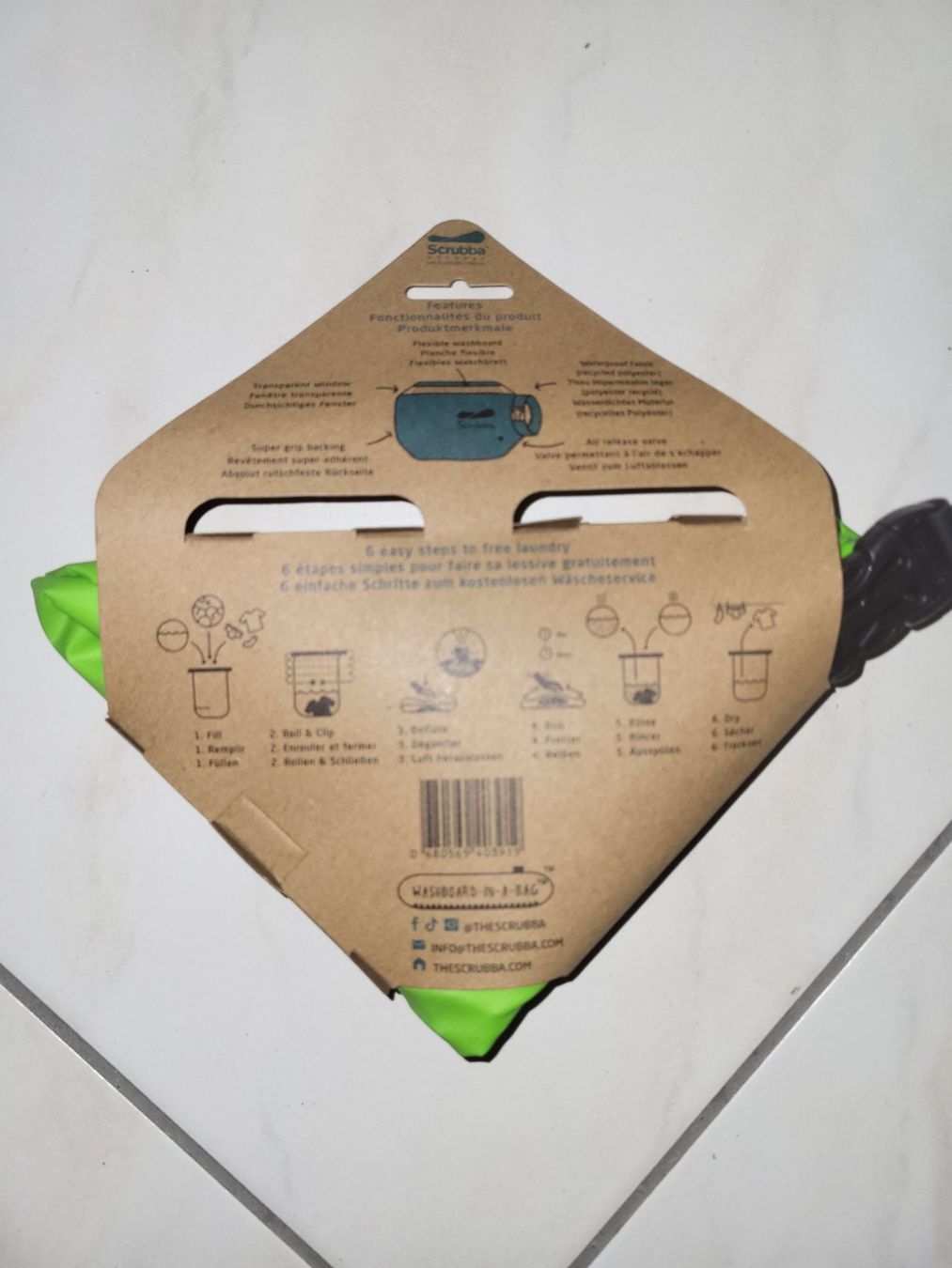 Lavatrici: Scrubba Wash Bag – Nuovo e nell'imballaggio originale da Zollbrück venduto da Swissrace2 1