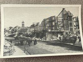 Fototodruck 6x9cm die Winterschlacht in den Masuren 1915