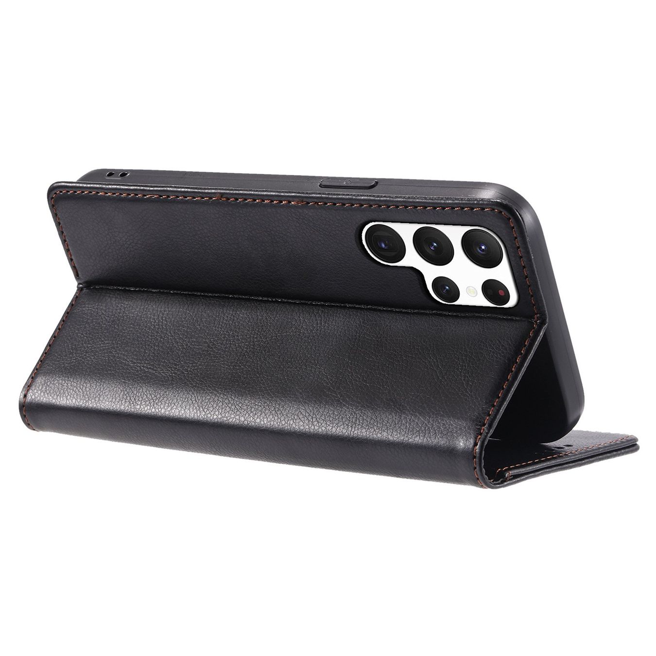 Samsung Cover & Protezioni schermo: Galaxy A55 - étui à rabat support portefeuille noir – Nuovo e nell'imballaggio originale da Morges venduto da DigiAC 2
