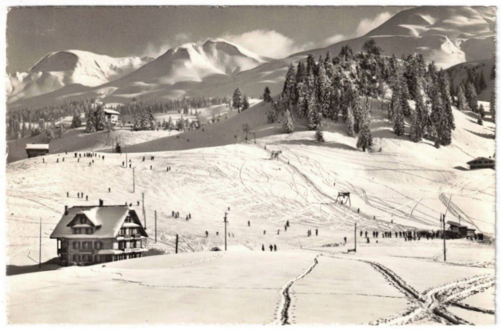 Ansichtskarten: Stoos - Skilift Klingenstock – Gebraucht aus Binningen von Mountainrider