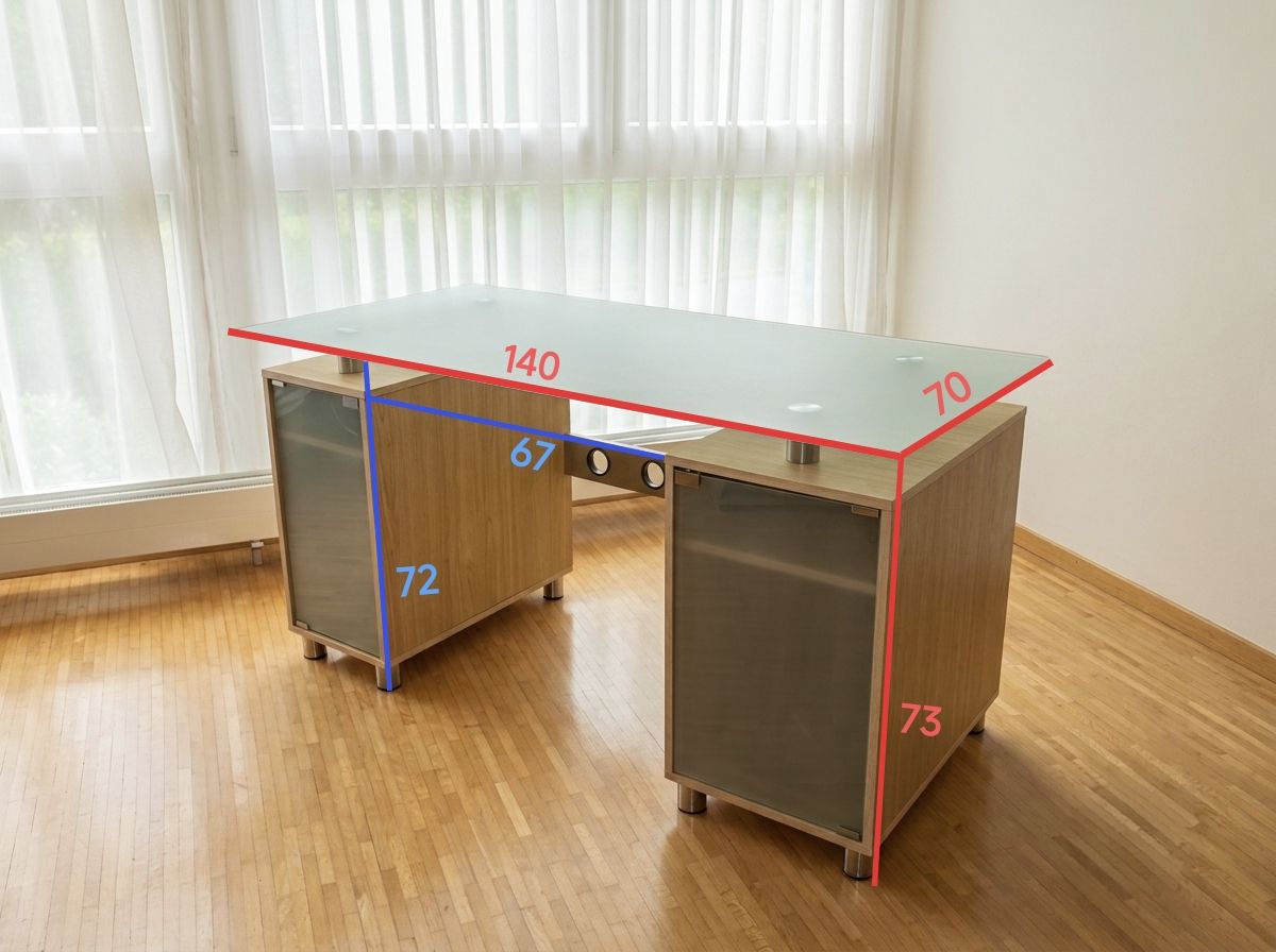 Schreibtische: Bürotisch mit Glasplatte GRATIS – Gebraucht aus Luzern von satoken 1