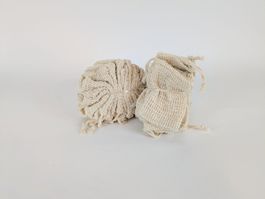 Seifenbeutel Set aus Sisal 40 Stk.
