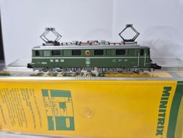 Minitrix 2939 SBB Re 6/6 11414 – Spur N – Vitrinenmodell