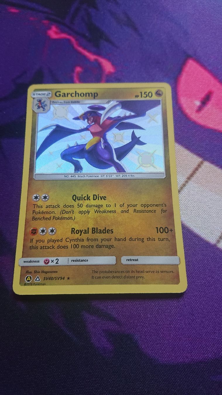 Pokémon Sammelbilder & Trading cards: Garchomp SV40 (2019) – Neu (gemäss Beschreibung) aus Chur von FreakofRarity