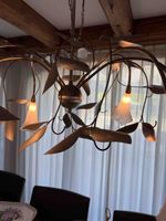 Deckenlampe Metall Blumen Design gebrauchter Zustand