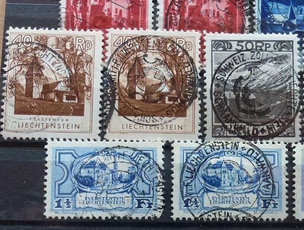 Tutti i francobolli: Lot ++ Liechtenstein ++ Kat: ca. 961.00 – Usato da Walkringen venduto da Casablanca777 3