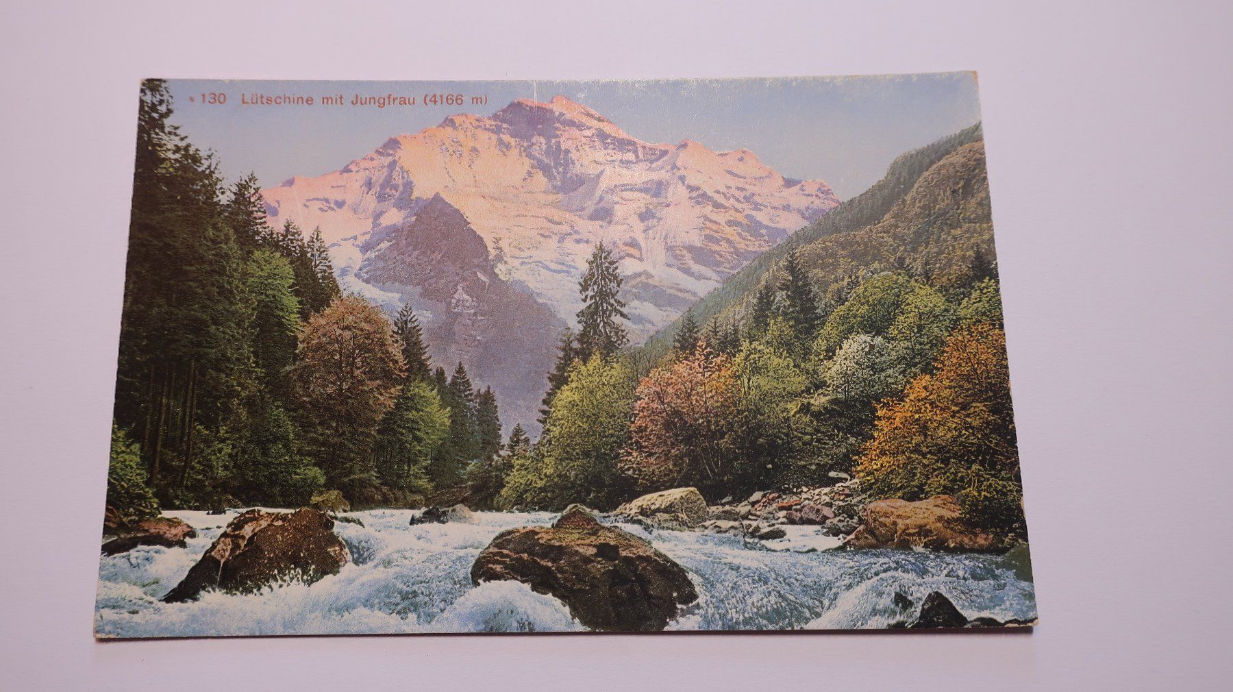 Cartoline postali: Lütschine mit Jungfrau – Usato da Cormoret venduto da Pascalll2001 1