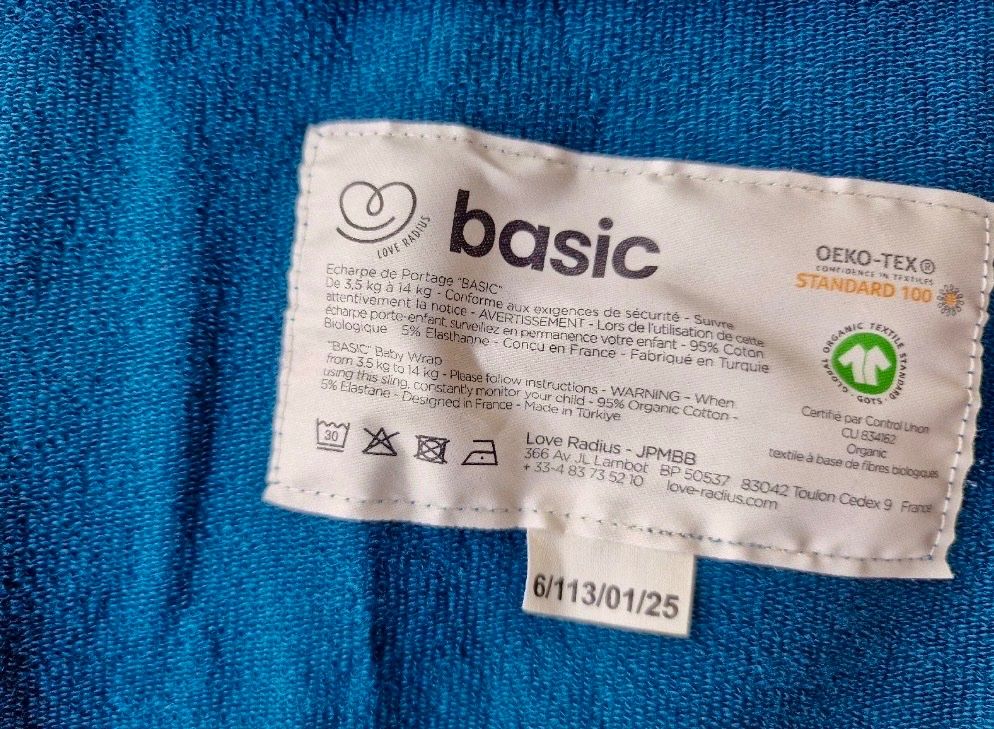 Bauch- & Rückentragen: Love Radius Basic Tragetuch – Neu (gemäss Beschreibung) aus Winterthur von Tin1 1